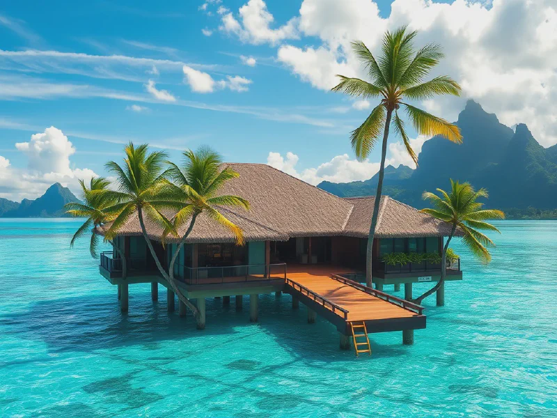 Luxury villa Bora Bora Overwater